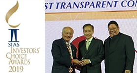 Most Transparent Company, Finance - Runner-Up