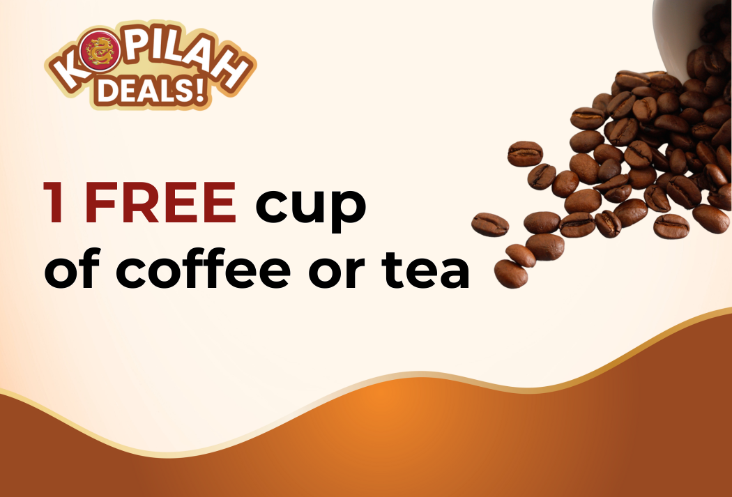 1 Free Cup of Coffee or Tea