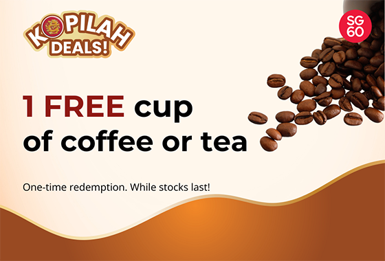 1 Free Cup of Coffee or Tea