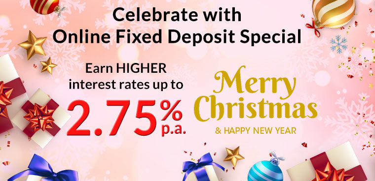 Online Fixed Deposit Special